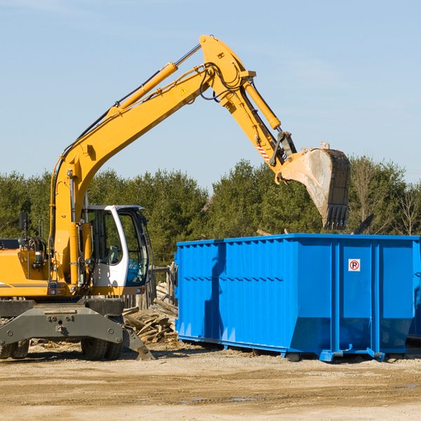 how does a residential dumpster rental service work in Rock